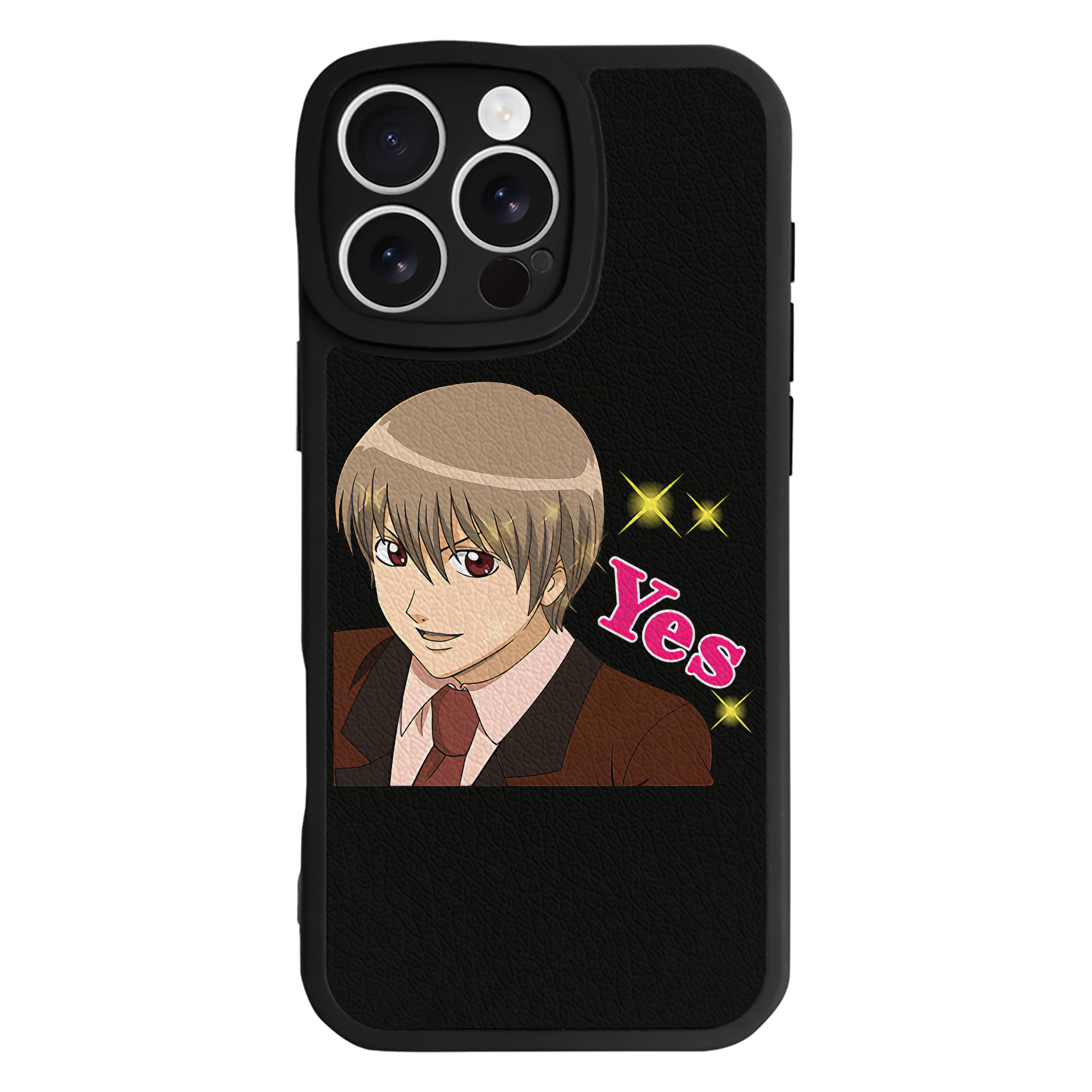 （画像用） ぎんたま 坂田銀時（さかたぎんとき） 神楽 志村新八（しむら しんぱち） GINTAMA Sakata Gintoki Kagura Shimura Shinpachi 【iPhone 16シリーズ対応】シリコンスマホケース（レザー調） 材質：シリコン